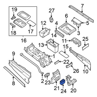 Nissan OE - Center Console Cup Holder