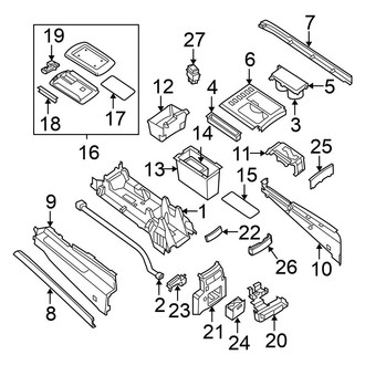 Nissan OE - Center Console (LE / PRO-4X / SE)