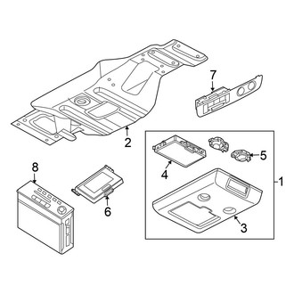 Nissan OE - Overhead Console (LE / SE)