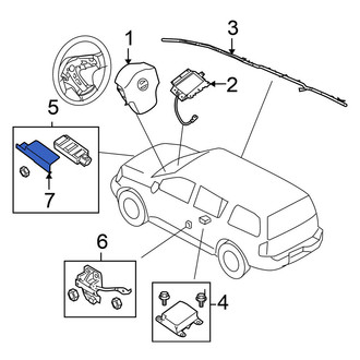 Nissan OE - Air Bag Impact Sensor Bracket
