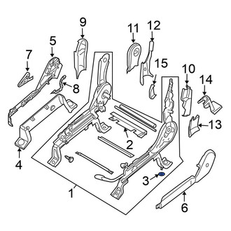 Nissan OE - Right Seat Adjuster Washer