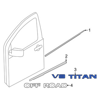 Nissan OE - Front Door Emblem