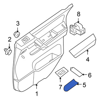 Nissan OE - Front Right Interior Door Handle Trim