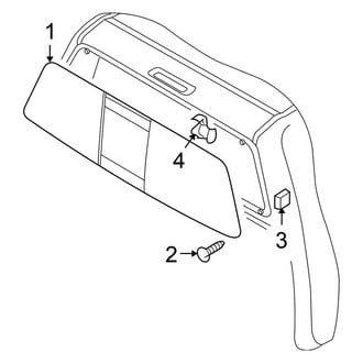 Nissan OE - Back Glass - Glass & Hardware (Moveable Window, Manual)