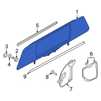 Nissan OE - Rear Back Glass