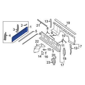 Nissan OE - Rear Left Inner Truck Bed Panel
