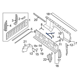 Nissan OE - Right Truck Bed Panel Brace