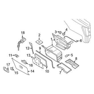 Nissan OE - Pick Up Box - Storage Compartment