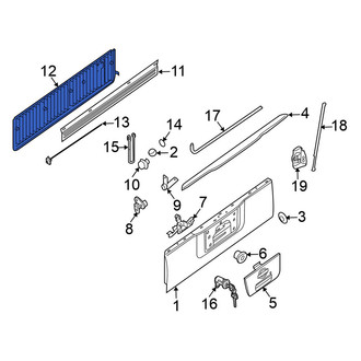 Nissan OE - Rear Truck Bed Liner