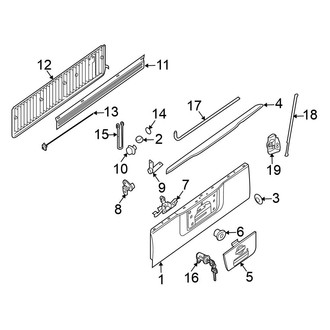Nissan OE - Pick Up Box - Tail Gate