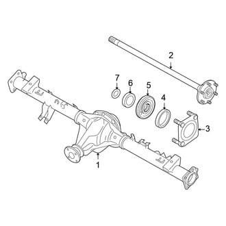 Nissan OE - Rear Suspension - Axle & Differential