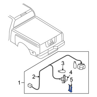 Nissan OE - License Plate Light Panel Clip