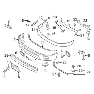Nissan OE - Bumper Cover Screw