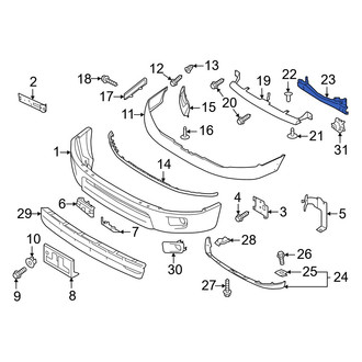 Nissan OE - Front Bumper Impact Bar