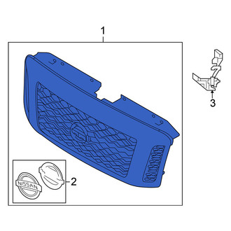Nissan OE - Front Upper Grille