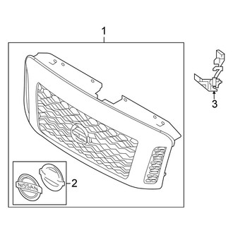 Nissan OE - Grille & Components