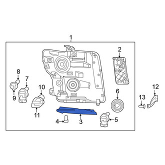 Nissan OE - Right Headlight Bracket