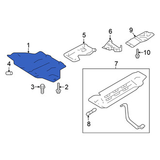 Nissan OE - Front Radiator Support Splash Shield