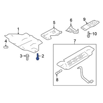 Nissan OE - Radiator Support Splash Shield Bolt