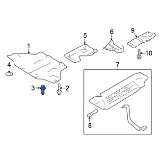 Nissan OE - Radiator Support Splash Shield Bolt