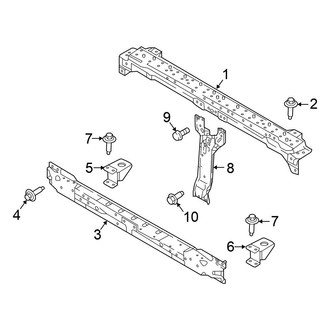 Nissan OE - Radiator Support