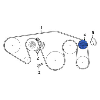 Nissan OE - Accessory Drive Belt Idler Pulley