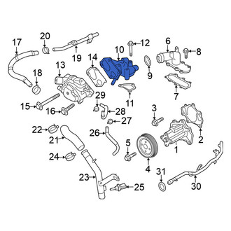 Nissan OE - Lower Engine Coolant Thermostat Housing