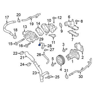 Nissan OE - Engine Coolant Pipe Clamp