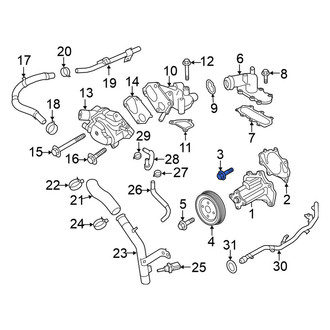 Nissan OE - Engine Water Pump Bolt