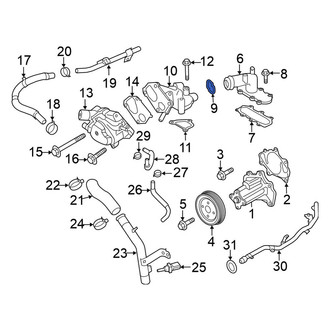 Nissan OE - Engine Coolant Inlet Flange O-Ring