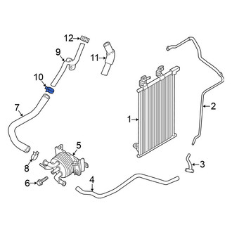 Nissan OE - Engine Oil Cooler Hose Retaining Clamp