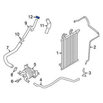 Nissan OE - Engine Oil Cooler Hose Retaining Clamp