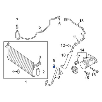 Nissan OE - Lower A/C Refrigerant Line O-Ring