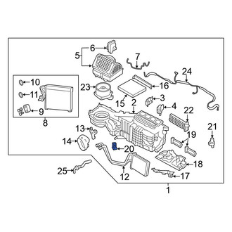 Nissan OE - HVAC Control Module