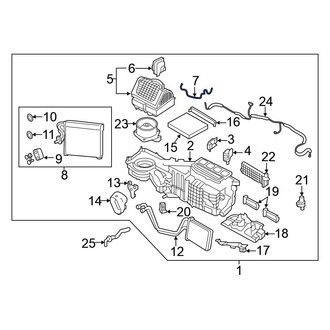 Nissan OE - A/C Evaporator Temperature Sensor