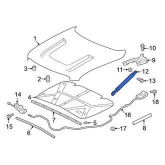 Nissan OE - Hood Lift Support
