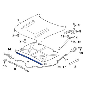 Nissan OE - Front Hood Seal