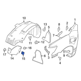 Nissan OE - Fender Liner Nut