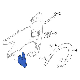 Nissan OE - Front Mud Flap Kit