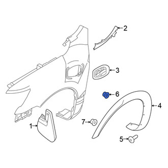 Nissan OE - Wheel Arch Molding Grommet
