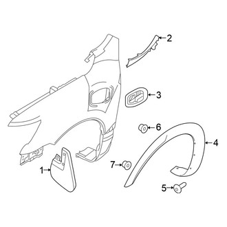 Nissan OE - Fender - Exterior Trim