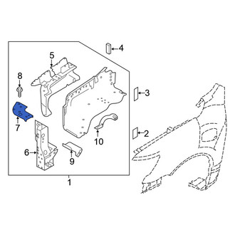 Nissan OE - Right Fender Apron Reinforcement Bracket