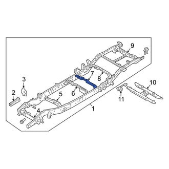 Nissan OE - Center Rear Frame Crossmember