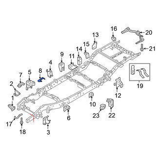 Nissan OE - Front Left Frame Stiffener