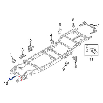 Nissan OE - Front Left Tow Hook