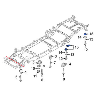 Nissan OE - Body Mount Cushion Washer