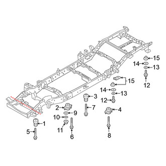 Nissan OE - Frame & Components (Frame Mounting)