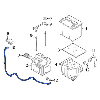Nissan OE - Right Battery Ground Strap