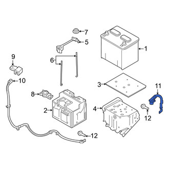 Nissan OE - Left Battery Ground Strap