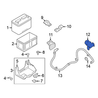 Nissan OE - Battery Terminal Cover